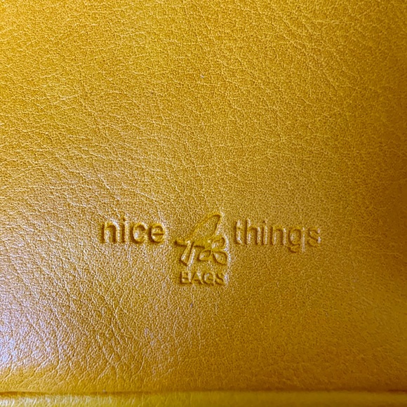 NICE THINGS Yellow purse - Picture 2 of 9